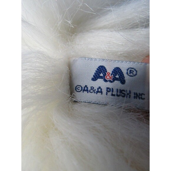 Vtg A&A Plush Inc Stuffed Animal Sitting Fluffy Kitty Cat Persian Realistic 12" - Picture 6 of 7